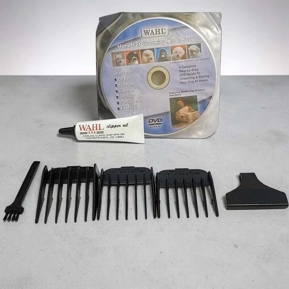 Wahl Animal Grooming Kit Gear Driven Rotary Motor Clipper Pet Grooming Set Works